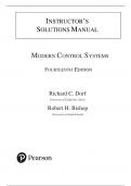 Solution Manual for Modern Control Systems, 14th edition By Richard C. Dorf