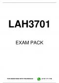LAH3701 EXAM PACK 2024