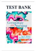 Gerontologic Nursing 6th Edition by Sue E. Meiner, Jennifer J. Yeager Test Bank