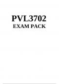 PVL3702 EXAM PACK 2024