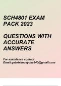SCH4801 Exam pack 2023