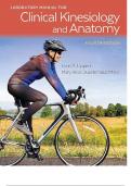 Laboratory Manual for Clinical Kinesiology and Anatomy 4th Edition by Lynn S. Lippert PT MS - Test Bank