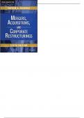Mergers Acquisitions and Corporate Restructurings 6th Edition by Patrick A. Gaughan - Test Bank