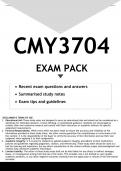 CMY3704 EXAM PACK 2023 - DISTINCTION GUARANTEED