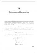 Algebra Integrals Integration Notes
