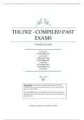 THL1502 - Compiled Past Exams
