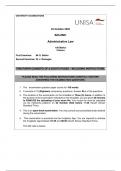 ADL2601 oct/nov 2022 exam and answers