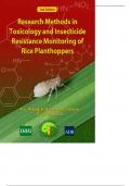 Research methods in toxicology and insecticides resistance monitoring of rice planthoppers  