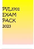 PVL3701 EXAM PACK 2023