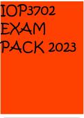 IOP3702 EXAM PACK 2023