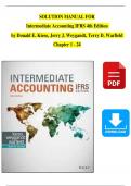 SOLUTION MANUAL FOR Intermediate Accounting IFRS 4th Edition by Donald E. Kieso, Jerry J. Weygandt, Terry D. Warfield|  Chapter's 1 - 24 | Complete  Newest Version