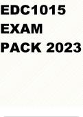 EDC1015 EXAM PACK 2023