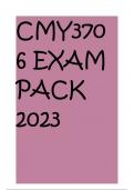 CMY3706 EXAM PACK 2023