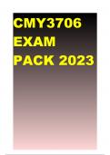 CMY3706 EXAM PACK 2023