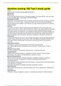 Hondros nursing 160 Test 2 study guide