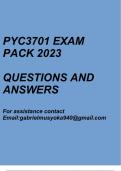 Social Psychology(PYC3701 Exam pack 2023)