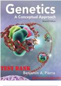 GENETICS A CONCEPTUAL APPROACH 7TH EDITION TEST BANK