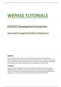 ECS3707 ASSIGNMENT 6  ANSWERS, COMPLETE SOLUTIONS 2023