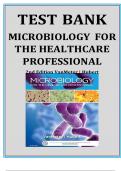 Microbiology for the Healthcare Professional 2nd Edition VanMeter Test BANK