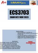 ECS3703 EXAM October November 2024