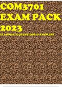 COM3701 EXAM PACK 2023