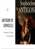 detailed presentation on Antigone by Sophocles