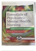 Test Bank For Essentials of Psychiatric Mental Health Nursing: Concepts of Care in Evidence-Based Practice 5th Edition||ISBN NO;10 0803623380||ISBN NO;13 978-0803623385||All Chapters||Complete Guide A+
