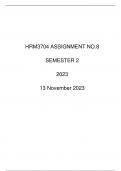 HRM3704 Assignment 08 S2 13 November 2023