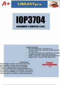 IOP3704 Assignment 4 (DETAILED ANSWERS) Semester 2 2023 - DUE 6 November 2023