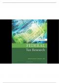 Federal Tax Research, 11th Edition Test Bank