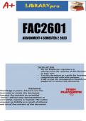 FAC2601 Assignment 4 Semester 2 2024