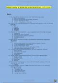 Nursing BS 231 Pathophysiology Exam 4 (Latest 20242025) pdf