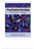 TEST BANK FOR PSYCHOPHARMACOLOGY: DRUGS, THE BRAIN AND BEHAVIOR 4TH EDITION BY MEYER,100% CORRECT ANSWERS, GRADED A+ 2023