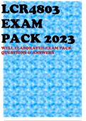 LCR4803 EXAM PACK 2023