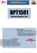BPT1501 PORTFOLIO (COMPLETE ANSWERS) Semester 2 2023 - DUE 17th November 2023