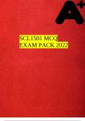 SCL1501 MCQ EXAM PACK 2022