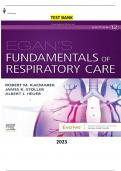 Egan's Fundamentals of Respiratory Care 12th Edition by Robert M. Kacmarek , James K. Stoller & Albert J. Heuer - Complete Elaborated and Latest Test Bank. ALL Chapters(1-58) included and updated for 2023