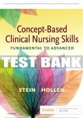 Test Bank For Concept-based Clinical Nursing Skills, 1st - 2021 All Chapters - 9780323625593