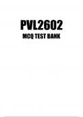 PVL2602 MCQ TEST BANK 2023
