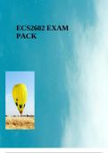 ECS2602 EXAM PACK