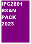 IPC2601 EXAM PACK 2023