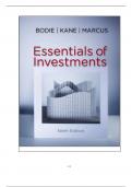 Test Bank for Investments 9th Edition Bodie, Kane, Marcus