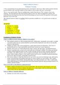 Pediatric Nursing Exam #1 Study Guide