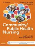 C0mmunity /  Public health Nursing : Promoting the health of population 