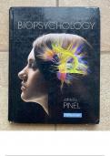 BIOPSYCHOLOGY 9TH EDITION By PINEL. - Test Bank