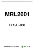 MRL2601 EXAM PACK 2024