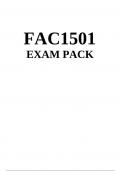FAC1501 EXAM PACK 2023 - Introductory Financial Accounting  - DISTINCTION GUARANTEED