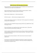 BIOL 221 Exam 3 MC Questions & Answers