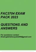 Group Financial Reporting(FAC3704 Exam pack 2023)
