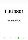 LJU4801 EXAM PACK 2024